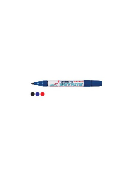 Marcador p/Superficies Molhadas Artline 47 Azul-1un