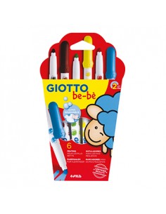 Marcador Feltro Giotto Be-Be Cx 6un