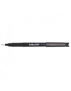 Marcador Fino 0.4mm Artline 200 Preto Cx 12un
