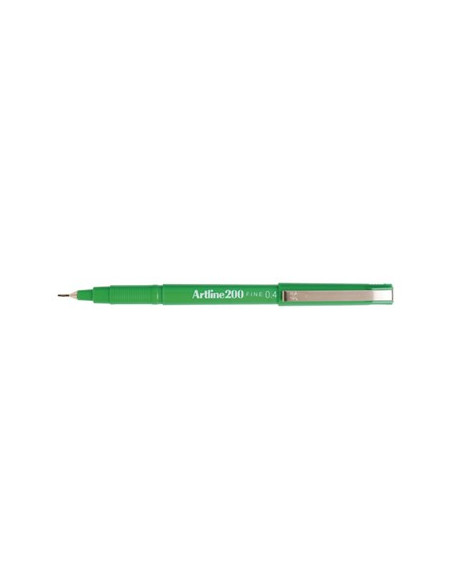 Marcador Fino 0.4mm Artline 200 Verde Cx 12un