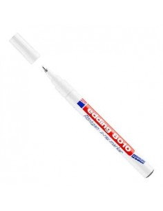 Marcador Extra-Fino Edding 8010 Branco p/Raixo X 1un