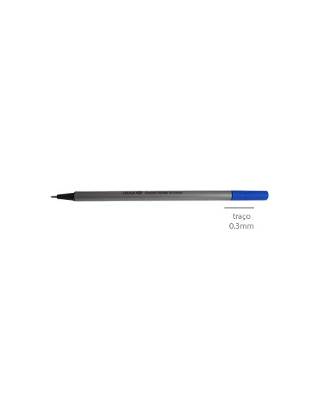 Marcador Ultra Fino Azul 0,3mm - 1un