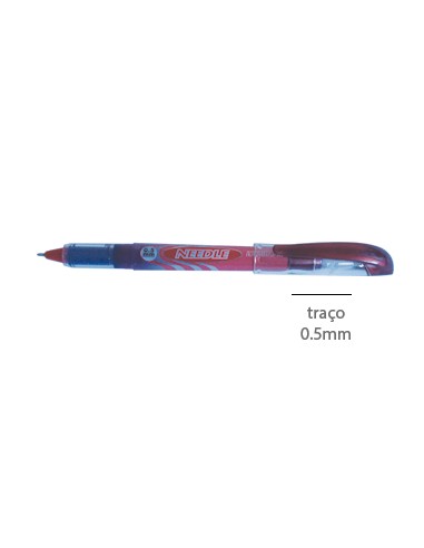 Marcador Fino 0,5mm Penac Needle Vermelho 1un