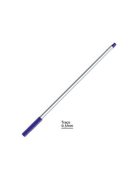 Marcador fineliner 0,5mm smartd azul pack 12 uni