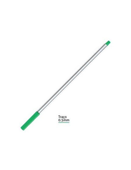 Marcador fineliner 0,5mm smartd verde pack 12 uni