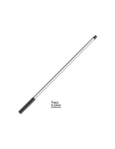 Marcador fineliner 0,5mm smartd preto pack 12 uni