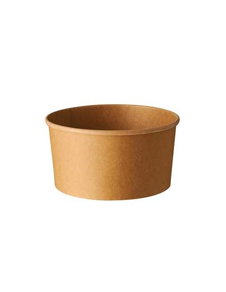 Saladeira Cartão Redondo Cor Kraft 1000ml 50un