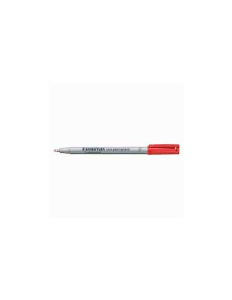 Marcador Nao Perm. Fino Lumocolor 0.6mm 316-2 Vermelho un