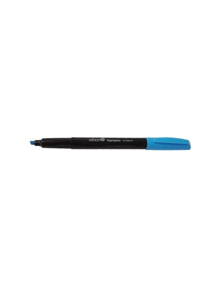 Marcador Fluorescente Azul Ponta Bizelada -1un