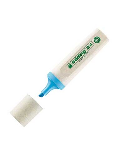 Marcador Fluorescente Edding 24 Azul - 1un