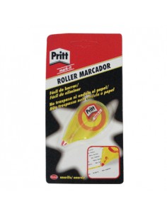 Roller Marcador Pritt 6m Amarelo Fluorescente