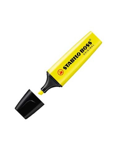 Marcador Fluorescente Stabilo Boss Amarelo 70/24 Cx 10un