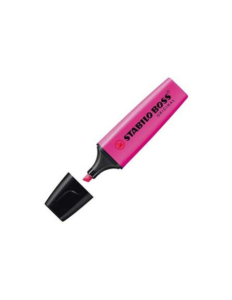 Marcador Fluorescente Stabilo Boss Rosa 70/56 Cx 10un