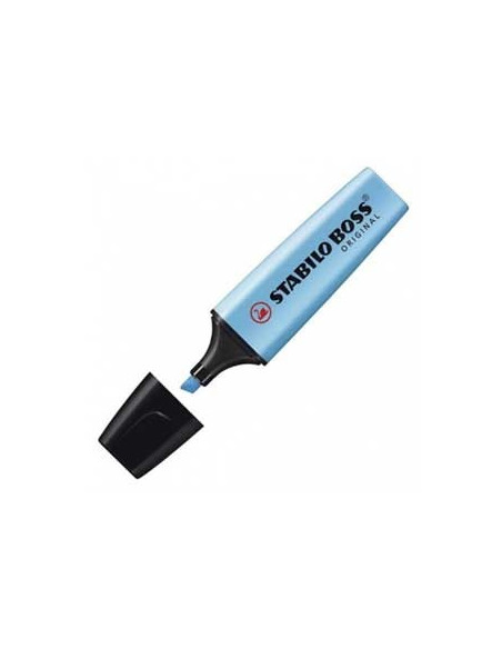 Marcador Fluorescente Stabilo Boss Azul 70/31 Cx 10un