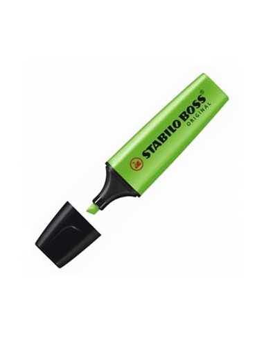 Marcador Fluorescente Stabilo Boss Verde 70/33 Cx 10un