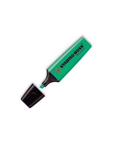 Marcador Fluorescente Stabilo Boss Turquesa 70/51 Cx 10un