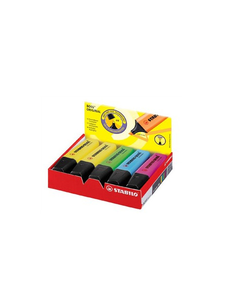 Marcador Fluorescente Stabilo Boss Sortido 70/10-1 Cx 10un