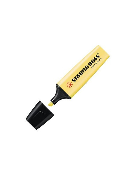 Marcador Fluorescente Stabilo Boss Pastel Amarelo 70/144 10u