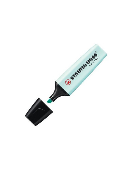 Marcador Fluorescente Stabilo Boss Pastel Turquesa 70/113 10
