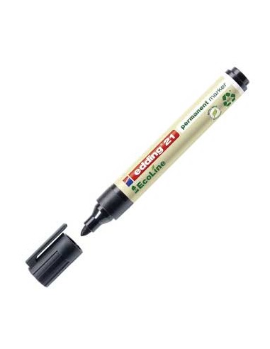 Marcador Permanente Grosso Edding 21 Ecoline Preto 1un