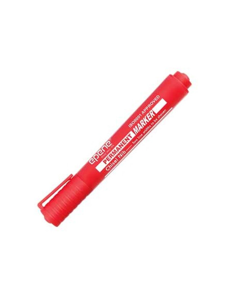Marcador Perm. Grosso 2,0mm Epene EP11-2002 Vermelho-1un