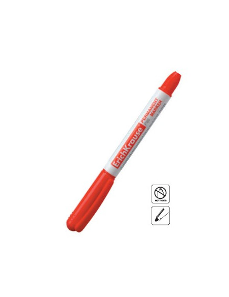 Marcador Medio 1,5mm EK P80 Vermelho-cx 12