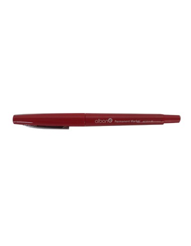 Marcador Permanente Medio Ponta Nylon Vermelho - 1un