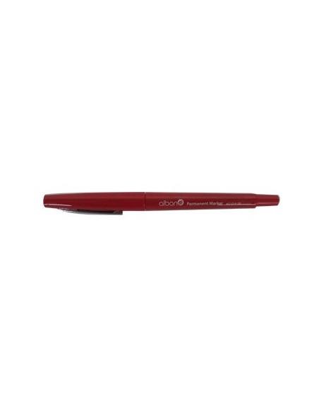 Marcador Permanente Medio Ponta Nylon Vermelho - 1un