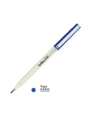 Marcador Medio 0.6mm Artline 210 Azul-1un