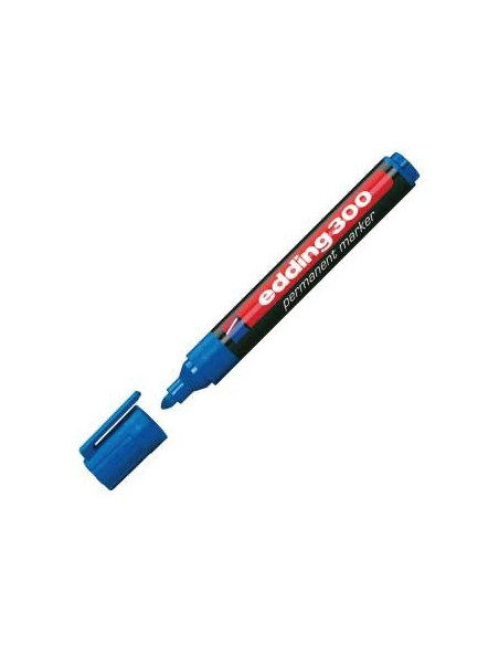 Marcadores Medio Edding 300 Azul 1un