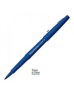 Marcador Medio 0,7mm Paper Mate Flair Azul - 1un