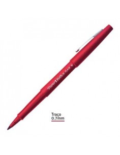 Marcador Medio 0,7mm Paper Mate Flair Vermelho - 1un