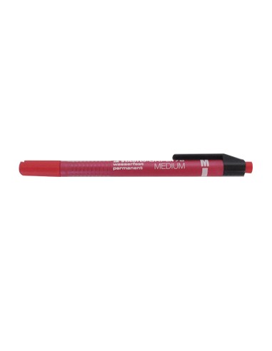 Marcador Permanente Medio Stabilo OHpen 76/40 Vermelho