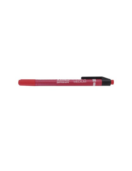 Marcador Permanente Medio Stabilo OHpen 76/40 Vermelho