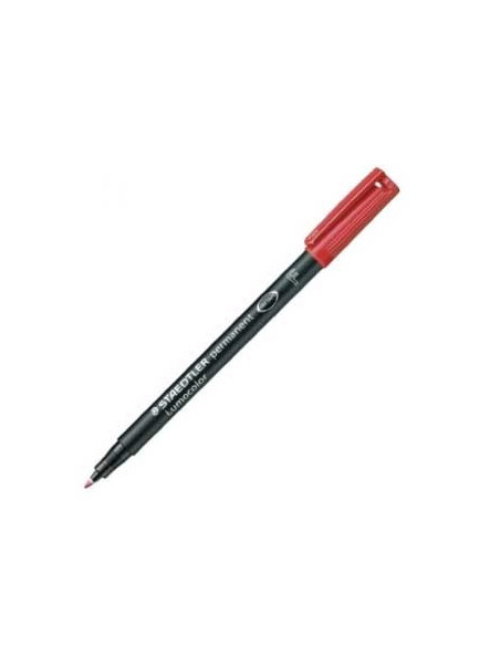 Marcador Perm. Fino Lumocolor Special 318F Vermelho