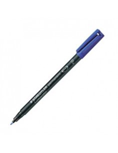 Marcador Perm. Fino Lumocolor Special 318F Azul un