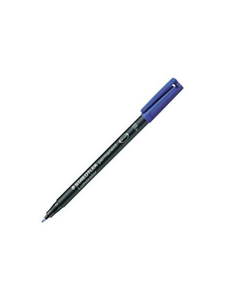 Marcador Perm. Fino Lumocolor Special 318F Azul un