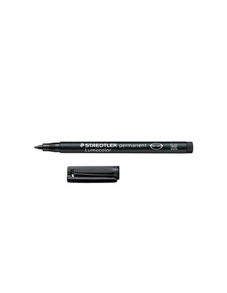 Marcador Perm. Medio Lumocolor 317-9 Preto