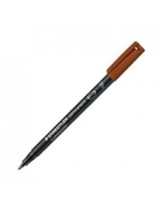 Marcador Perm. Fino Lumocolor Special 318F Castanho