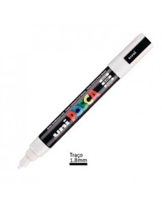 Marcador Uniball Posca PC5M 1,8mm Branco -1un