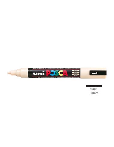 Marcador Uniball Posca PC5M 1,8mm Bege -1un