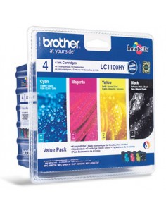 Tinteiro Alta Cap MFC6490CW (LC1100HYVALBP) Pack 4 cores