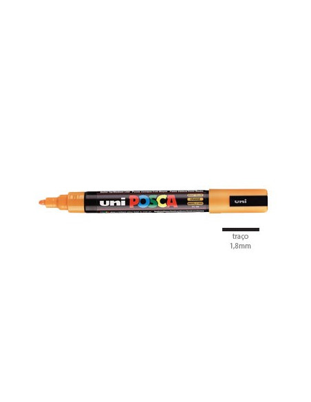 Marcador Uniball Posca PC5M 1,8mm Amarelo brilhante -1un