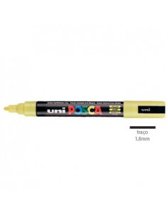 Marcador Uniball Posca PC5M 1,8mm Amarelo -1un