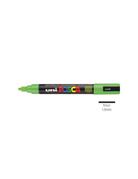 Marcador Uniball Posca PC5M 1,8mm Verde Maca -1un
