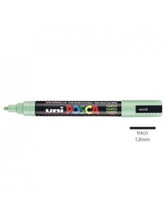 Marcador Uniball Posca PC5M 1,8mm Verde Claro-1un