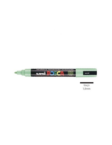Marcador Uniball Posca PC5M 1,8mm Verde Claro-1un