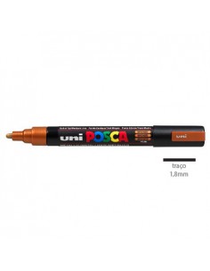 Marcador Uniball Posca PC5M 1,8mm Bronze -1un