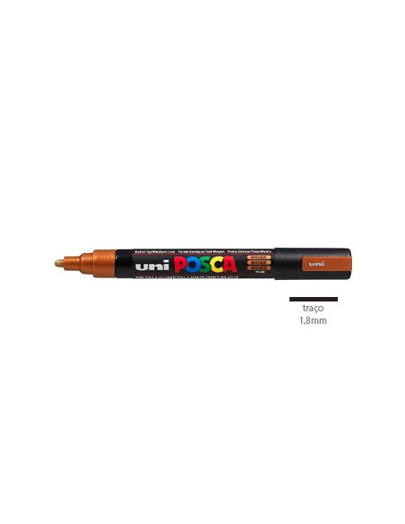 Marcador Uniball Posca PC5M 1,8mm Bronze -1un