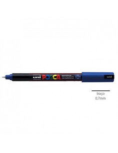 Marcador Uniball Posca PC1MR 0,7mm Azul-1un